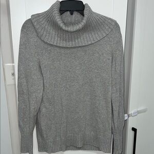 Nautica Heather Gray Cowl Neck Sweater
